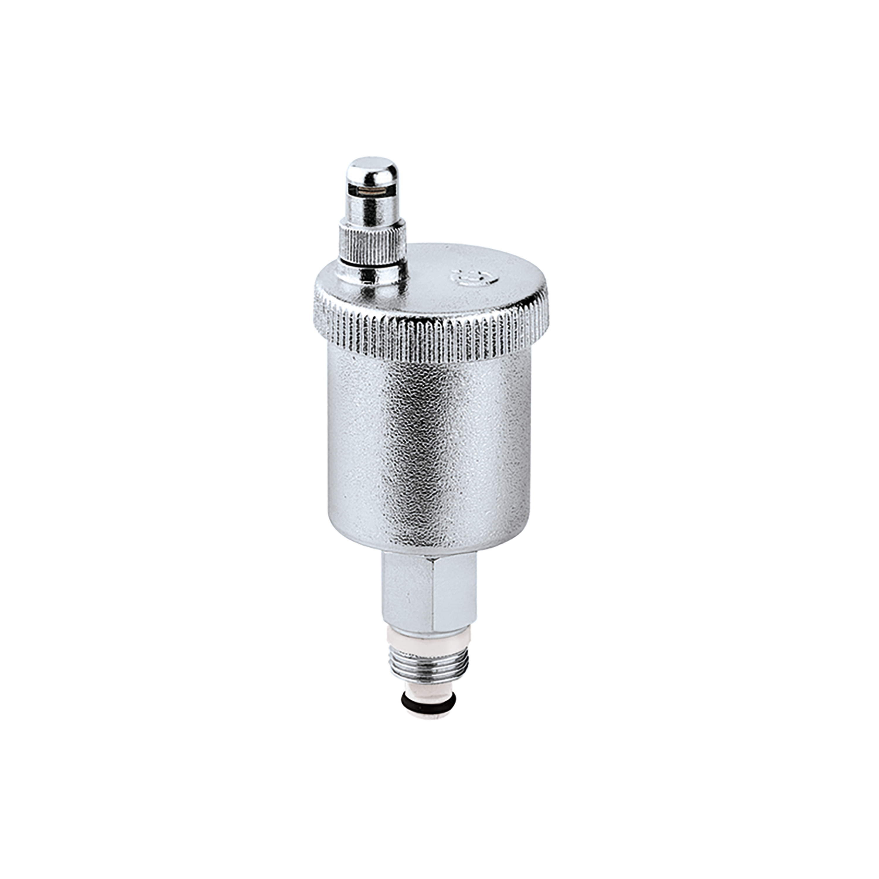 Purgeur d'air automatique, Caleffi MINICAL, mâle 3/8", avec clapet et bouchon hygroscopique, chromé