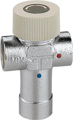 Thermostatisch mengventiel, Caleffi, binnendraad 3/4"
