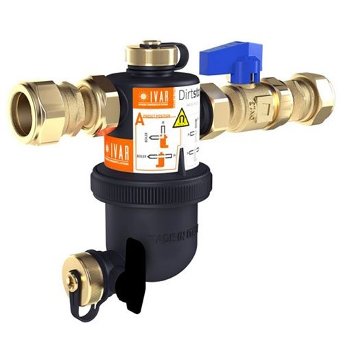Vuilafscheider met magneet, Begetube Dirtstop, Ø 22 mm