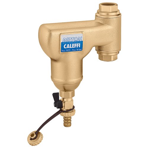 Vuilafscheider, Caleffi DIRTCAL, binnendraad 1", voor verticale leiding