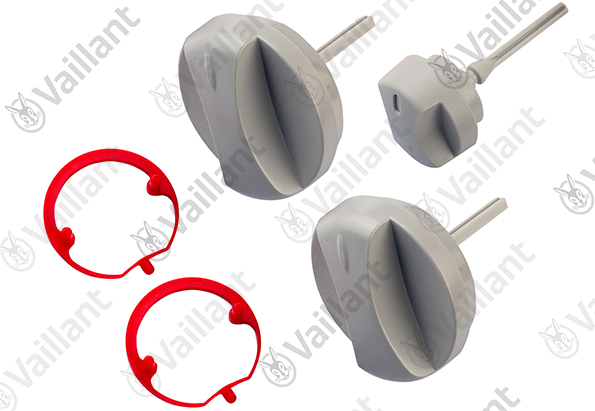Bouton de commande pour chaudière, Vaillant ecoTEC pro, lot de 3, réf. 0020074963
