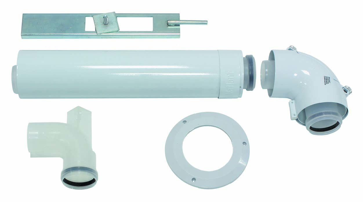 Concentrische set PP met steunbocht, Vaillant, Ø 60/100 mm