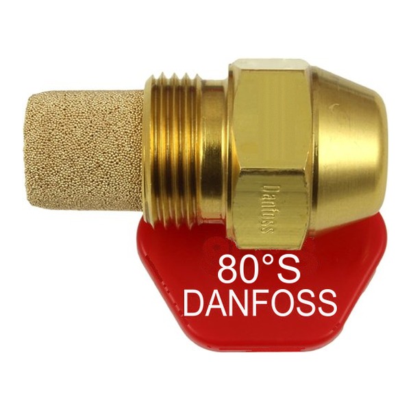 Sproeier voor mazoutbrander, Danfoss OD, 80° S, 0,50 gal/h