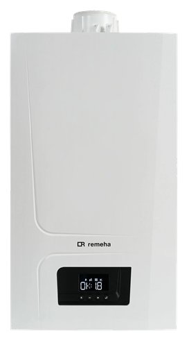 Chaudière murale gaz à condensation mixte, Remeha Tzerra Ace-Matic 28c G31, chauffage 24 kW, eau chaude 28 kW, propane