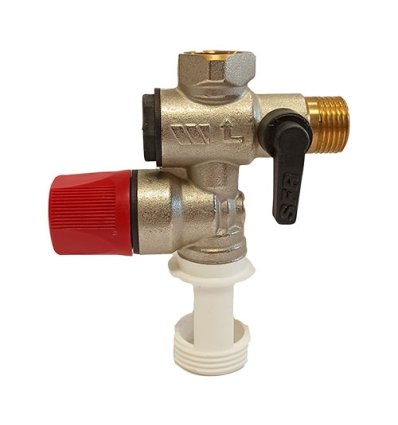 Veiligheidsgroep voor boiler, Watts NA 53, 1/2", onder spoelbak