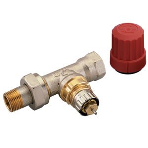 Thermostatische radiatorkraan recht, Danfoss RA-N 15, 1/2"