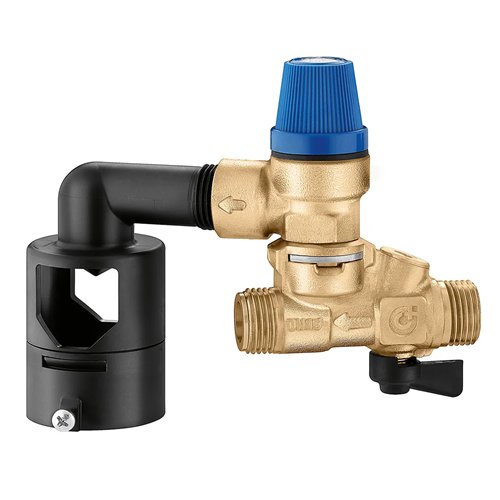 Groupe de sécurité pour boiler, Caleffi, 1/2", pour petit boiler