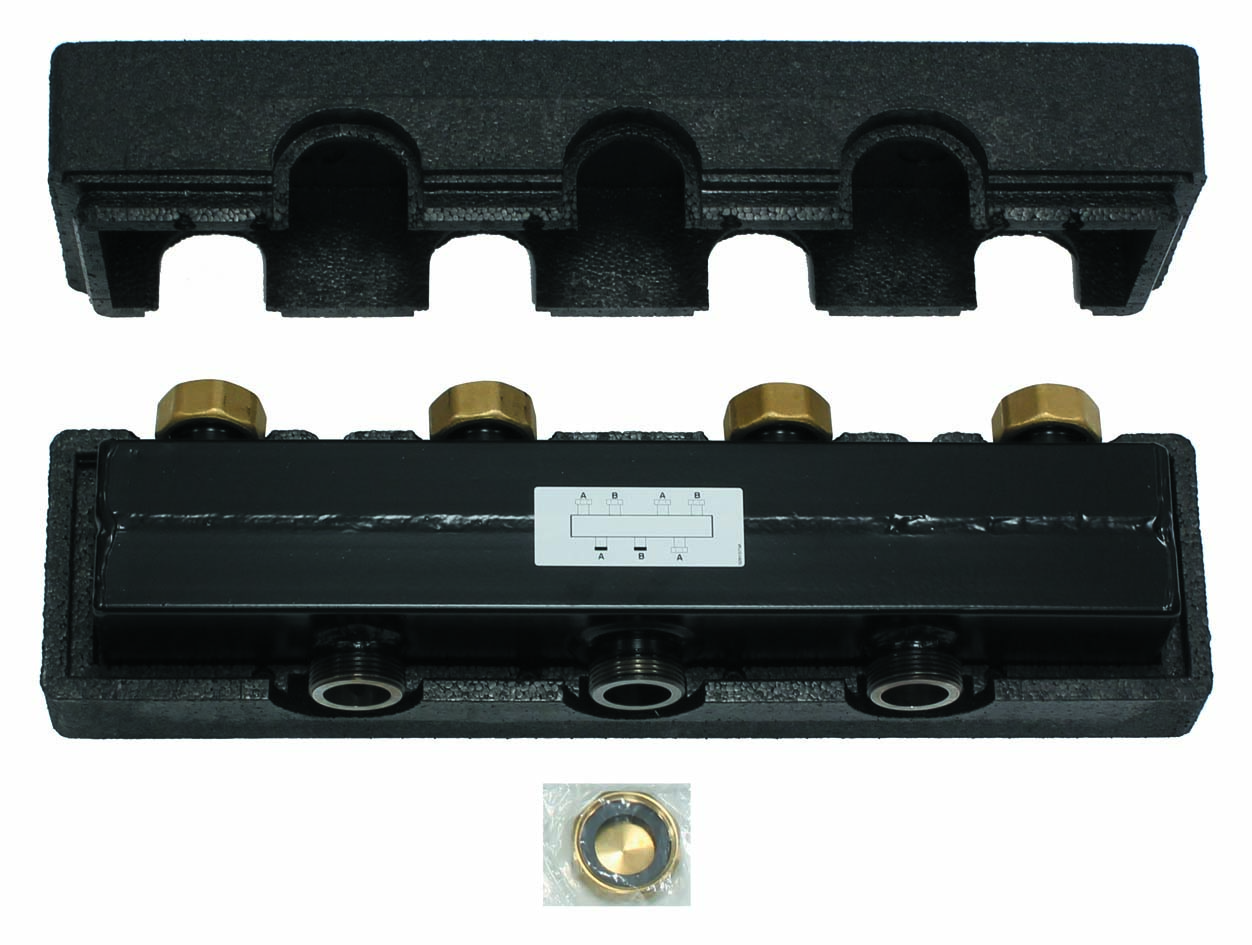 Collecteur pour groupes de pompe, Vaillant, 2 circuits