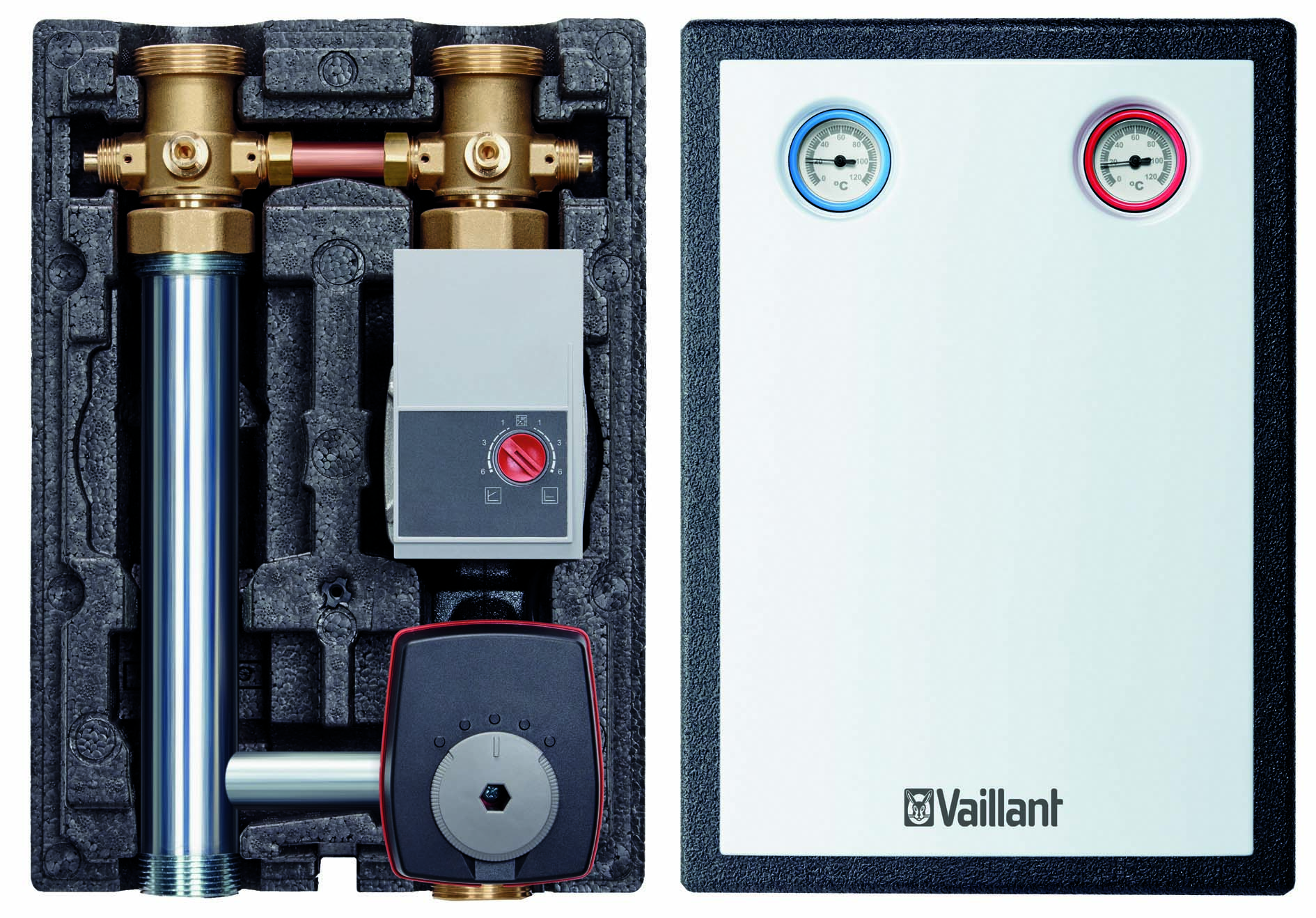 Groupe de pompe avec vanne mélangeuse, Vaillant, 1"