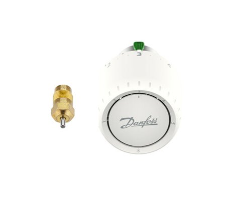 Tête thermostatique pour radiateur, Danfoss Aveo, raccord Danfoss RAVL