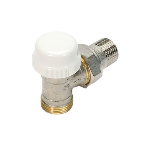 Vanne thermostatique de radiateur coaxiale, Begetube, 1/2" x eurocône, gauche