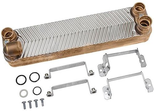 Warmtewisselaar sanitair voor ketel, Bulex ThermoMaster F24E, ref. A000035129