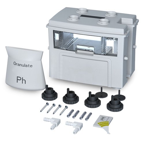 Boîtier de neutralisation de condensats, Grundfos pH+ Box, avec 1,2 kg de granulat