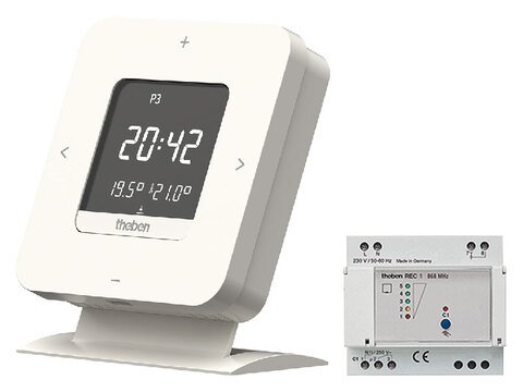 Thermostat d'ambiance programmable, Tempolec RAM 813 top3 HF, sans fil