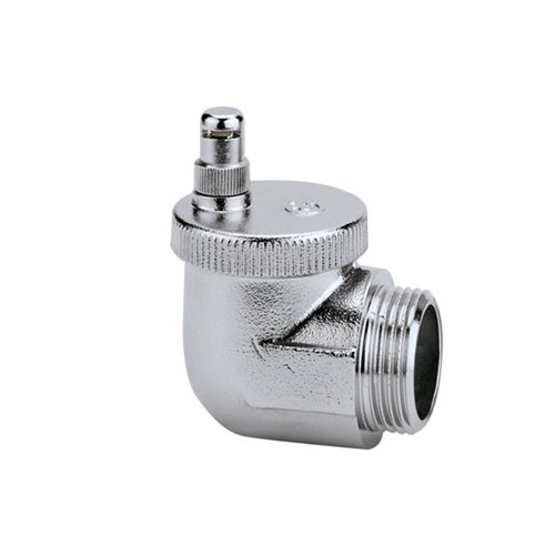 Purgeur automatique de radiateur, Caleffi AERCAL, 1/2", hygroscopique, coudé, chromé