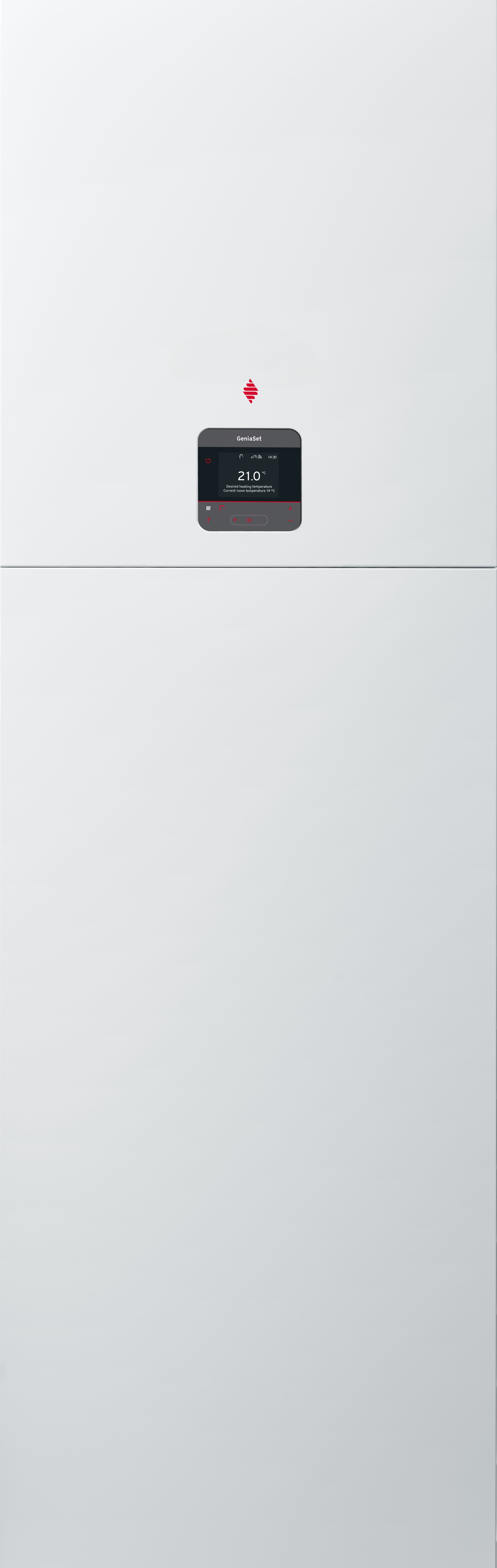 Unité intérieure de PAC avec boiler intégré, Bulex GeniaSet FIW 200-7, 190 L, inox, pour GeniaAir Classic