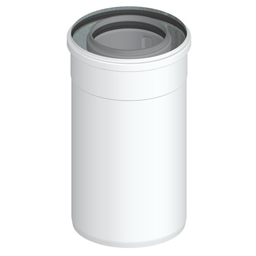 Conduit concentrique PP, Stabile PAC, Ø 80/125 mm, longueur 1000 mm