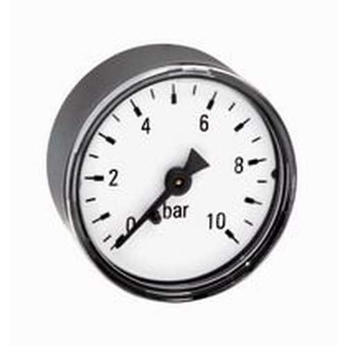 Manomètre à cadran, Watts FR100, Ø 63 mm, 0 à 10 bar, raccord axial 1/4"