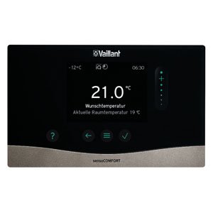 Thermostat d'ambiance programmable, Vaillant sensoHOME VRT 380/2f, sans fil