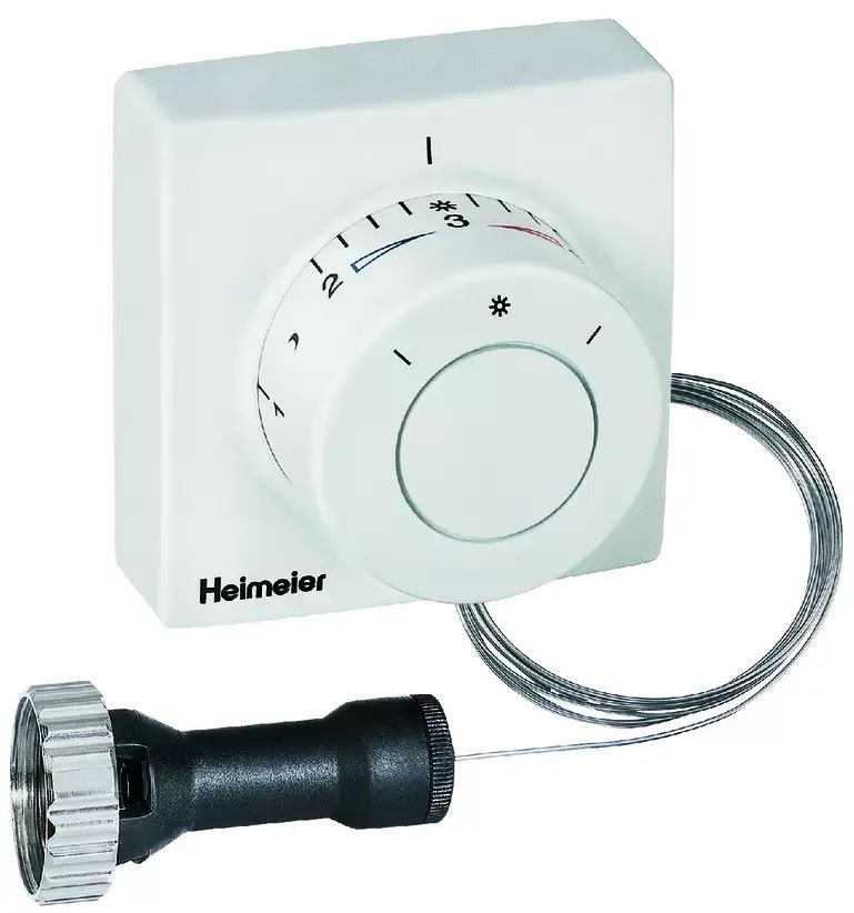 Tête thermostatique pour radiateur, IMI Heimeier F, raccord M30 x 1,5, commande à distance 2 m