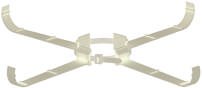 Collier de centrage pour flexible PP, Stabile, Ø 60 à 100 mm