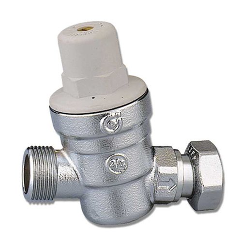 Drukverminderaar voor water, Caleffi, 3/4", met wartelmoer