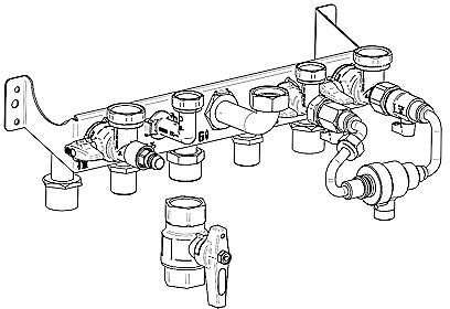 Aansluitset met vuleenheid, Remeha Avanta Ace en Tzerra Ace-Matic combi