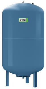 Vase d'expansion sanitaire, Reflex Refix DE 500, 500 L, 10 bar, prégonflage 4 bar, sur pied