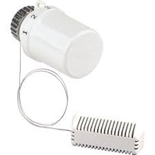 Tête thermostatique pour radiateur, Honeywell Thera 6, raccord M30 x 1,5, sonde à distance 2 m, avec position zéro
