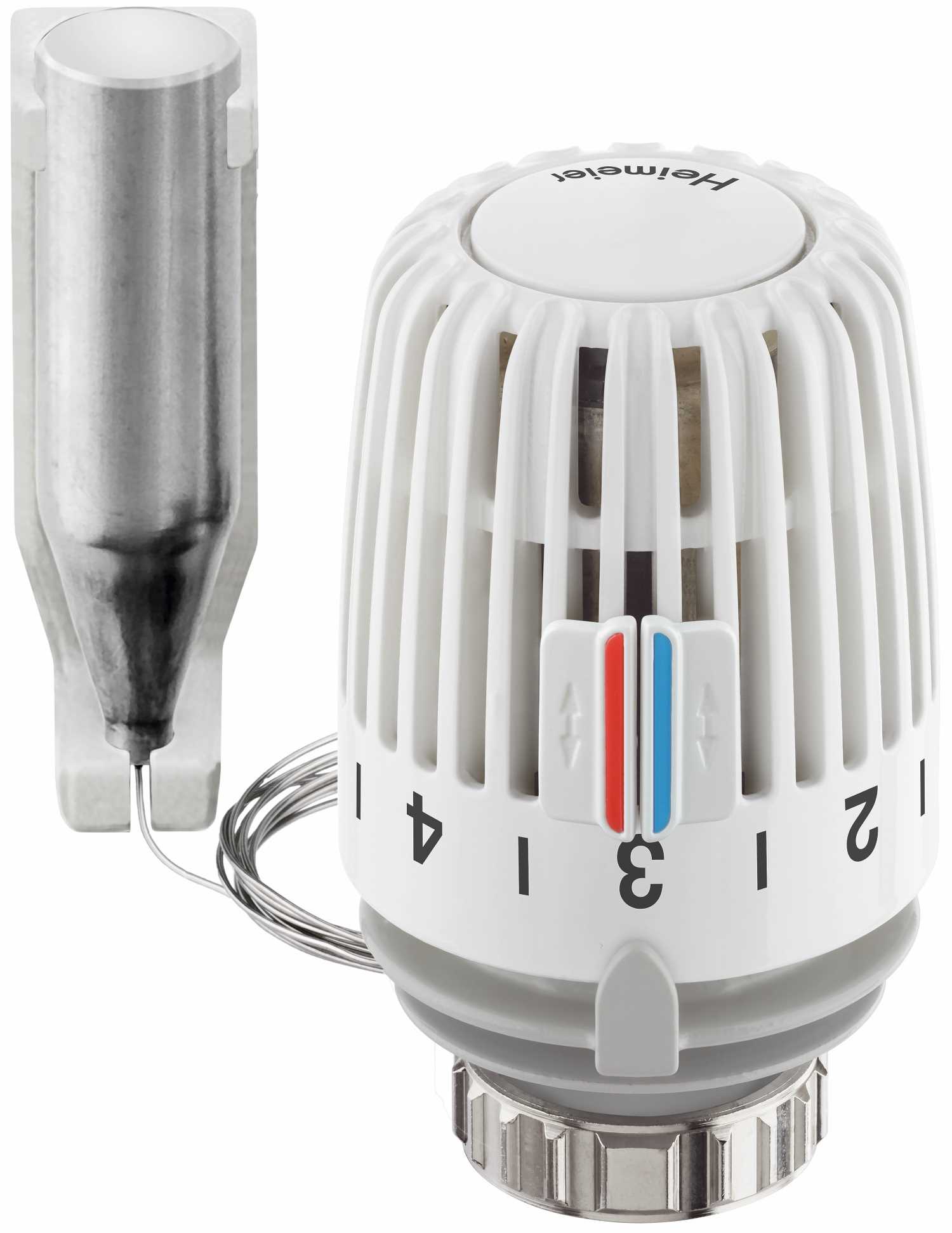 Tête thermostatique pour radiateur, IMI Heimeier K, raccord M30 x 1,5, sonde à distance 2 m