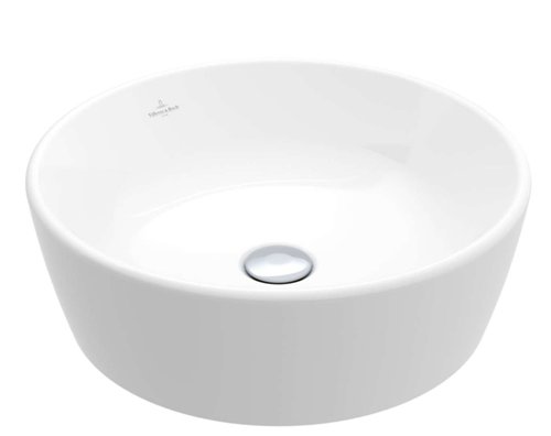 Opzetwaskom in keramiek, Villeroy & Boch Artis, Ø 43 cm, glanzend wit