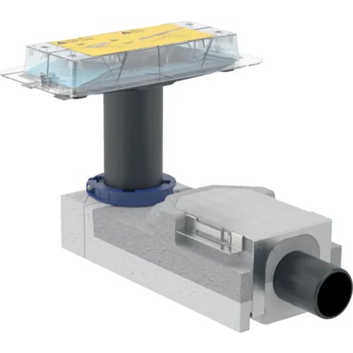 Ruwbouwset voor douchegoot, Geberit CleanLine, hoogte 90 tot 200 mm, afvoer DN 50