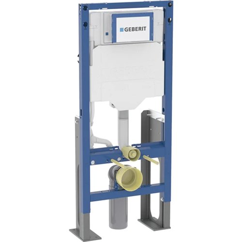 Inbouwreservoir voor hangtoilet, Geberit Duofix, reservoir Sigma 12 cm, hoogte 1120 mm