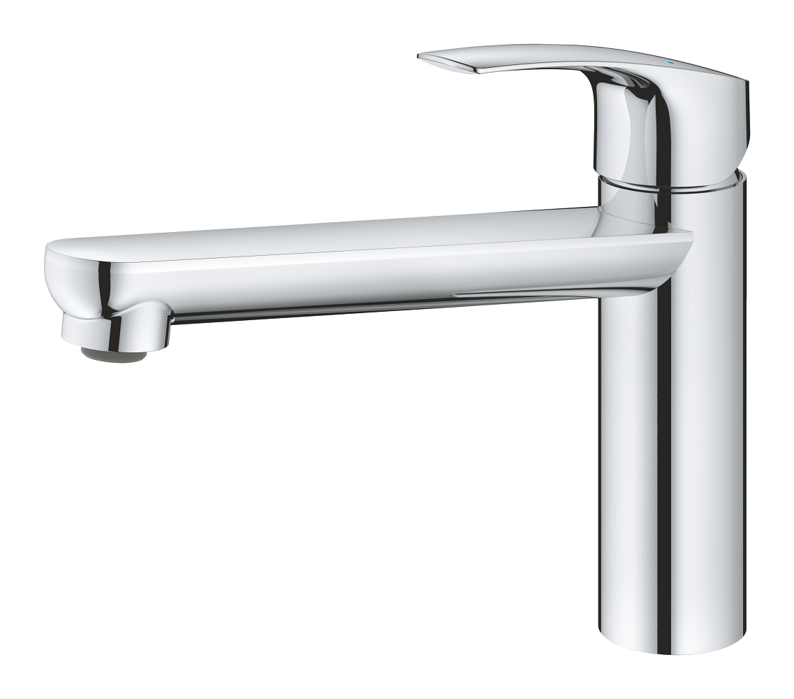 Mitigeur cuisine escamotable, GROHE Eurosmart, bec médium, chromé