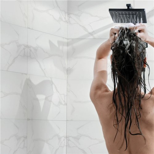 Panneau mural de salle de bain, Dumaplast Dumawall+, B98 Treviso, 65 x 37,5 cm, paquet de 1,95 m²