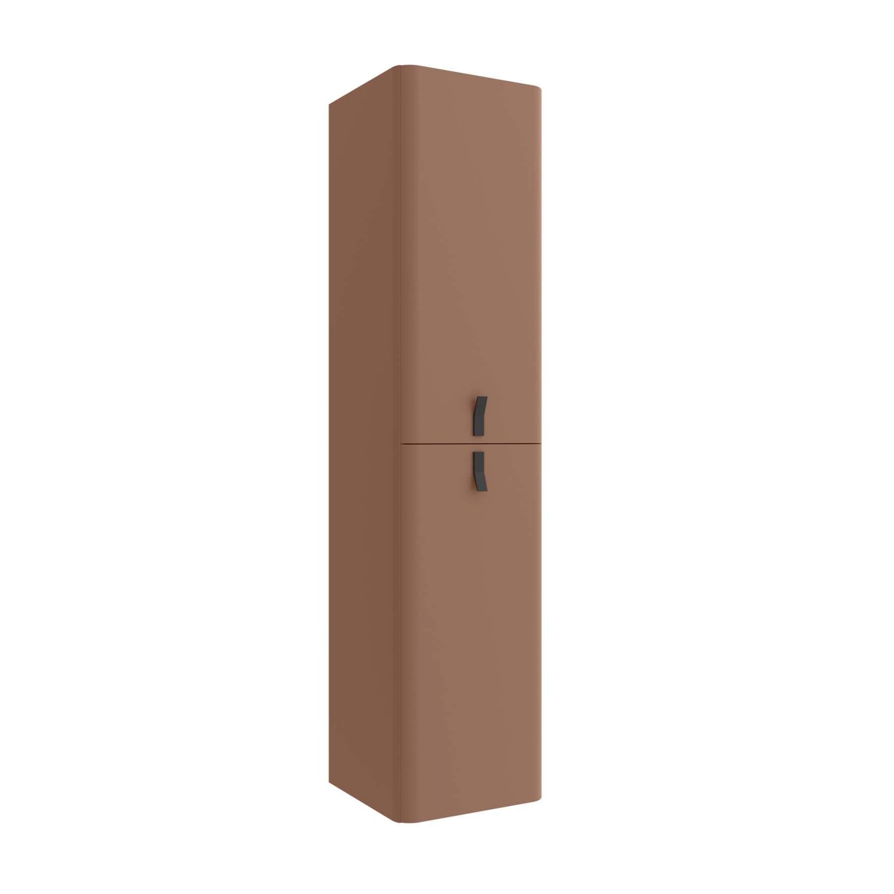 Colonne de salle de bain suspendue, Salgar Uniiq 2 portes, largeur 35 cm, hauteur 150 cm, Cajun