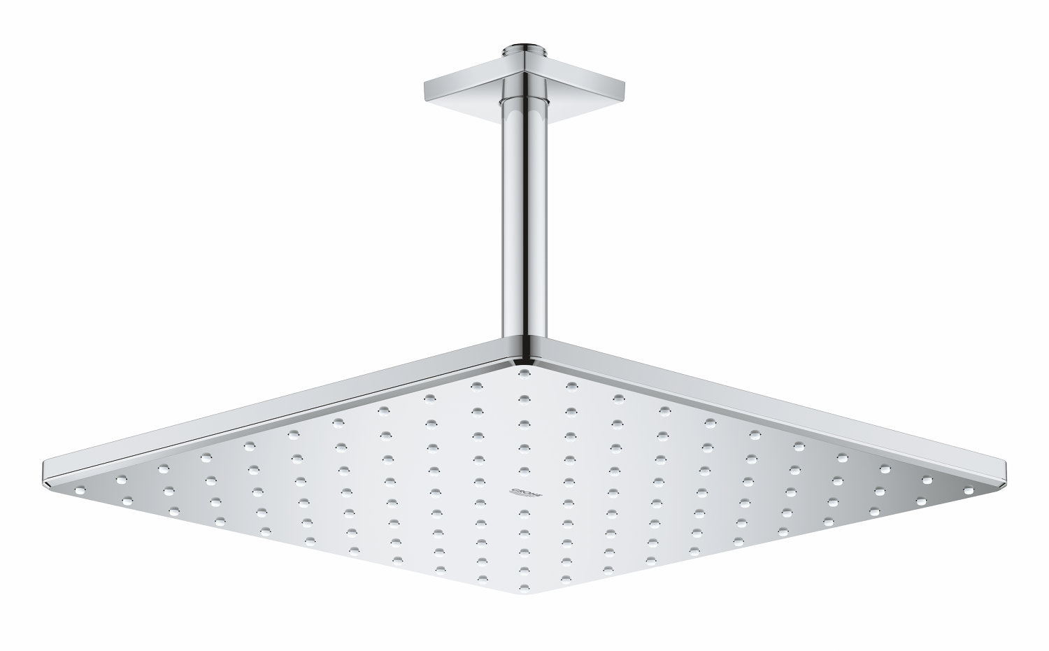 Douche de tête avec bras plafond, GROHE Rainshower Mono 310 Cube, 310 x 310 mm, 1 jet, chromé