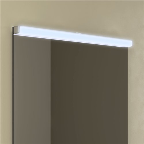Applique LED de salle de bain, Salgar Optimus, longueur 90 cm, chromé brillant