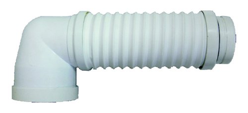 Uittrekbare wc-aansluitbocht, Ø 93 mm, met adapter 93-100 mm