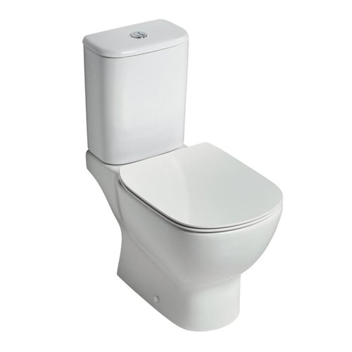 Pack WC à poser, Ideal Standard Tesi AquaBlade, sortie horizontale, abattant fin frein de chute