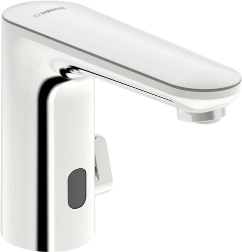 Mitigeur électronique lavabo, HansaElectra, piles 3 V