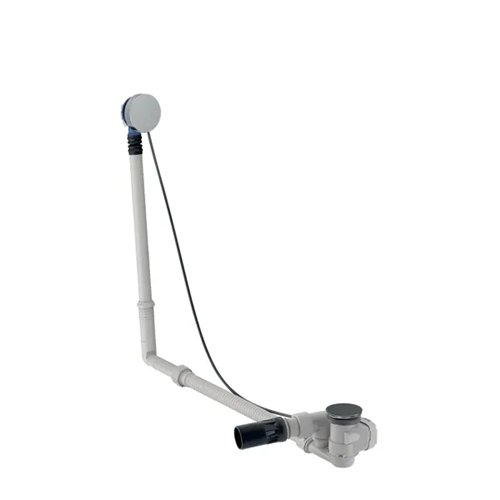 Badafvoer met draaibediening, Geberit, Ø 52 mm, lengte 79 cm, glanzend verchroomd