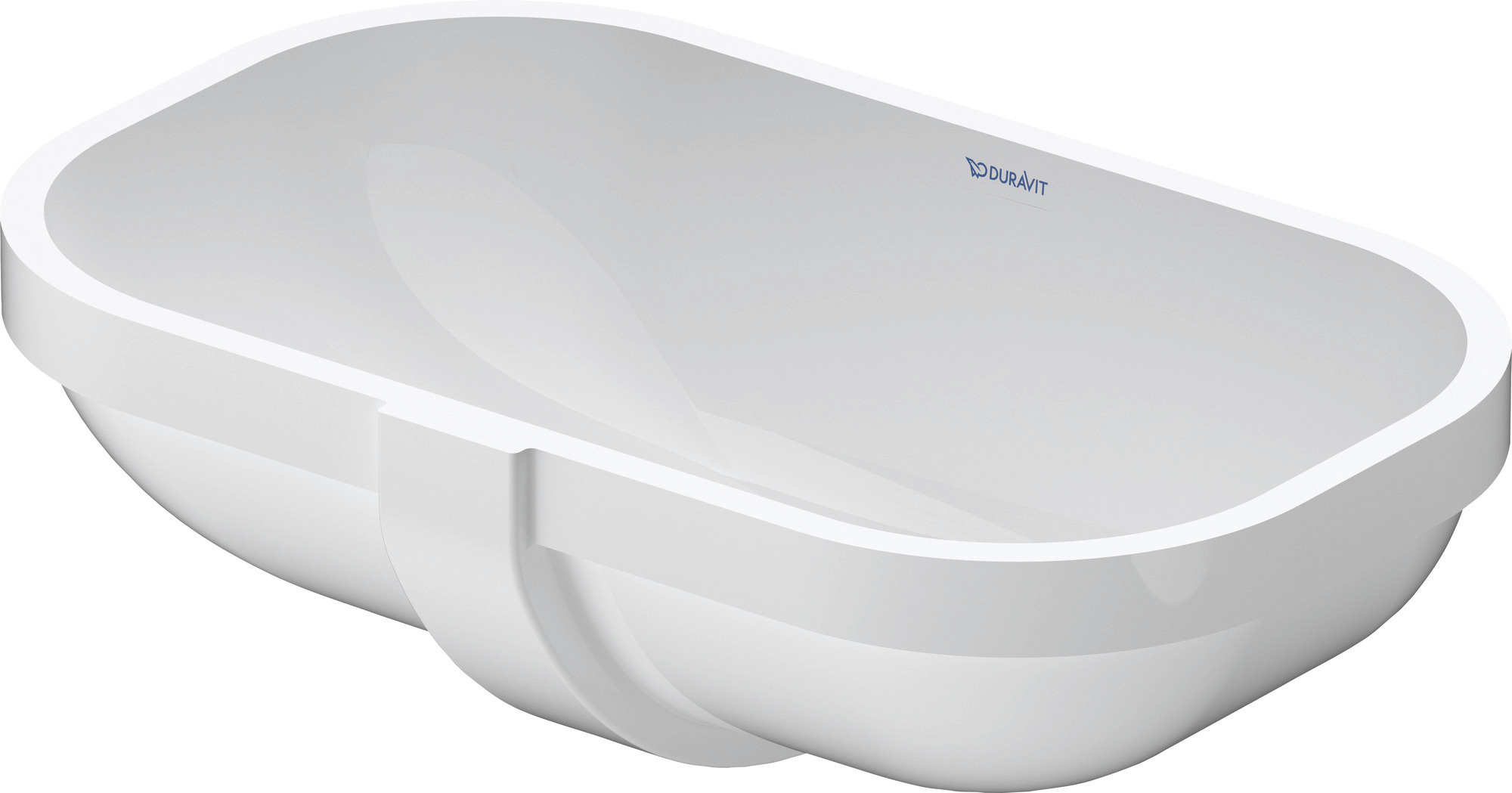 Vasque sous plan en céramique, Duravit D-Code, 49,5 x 29 cm