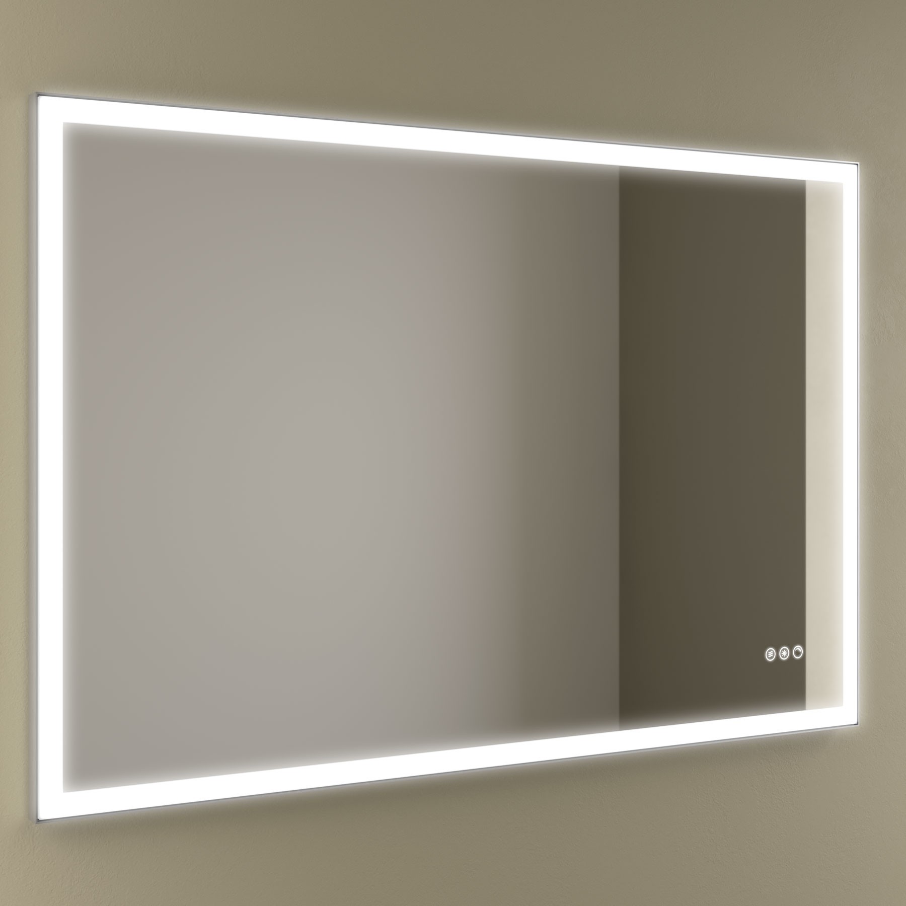 Spiegel met LED-verlichting, Salgar Memphis, 120 x 80 cm