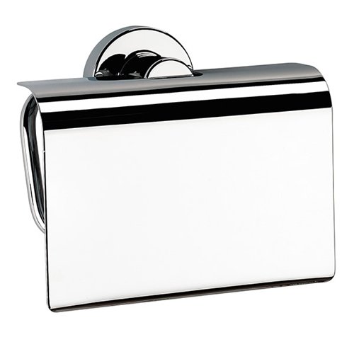 Toiletrolhouder, Sonia Tecno Project, met klep, verchroomd