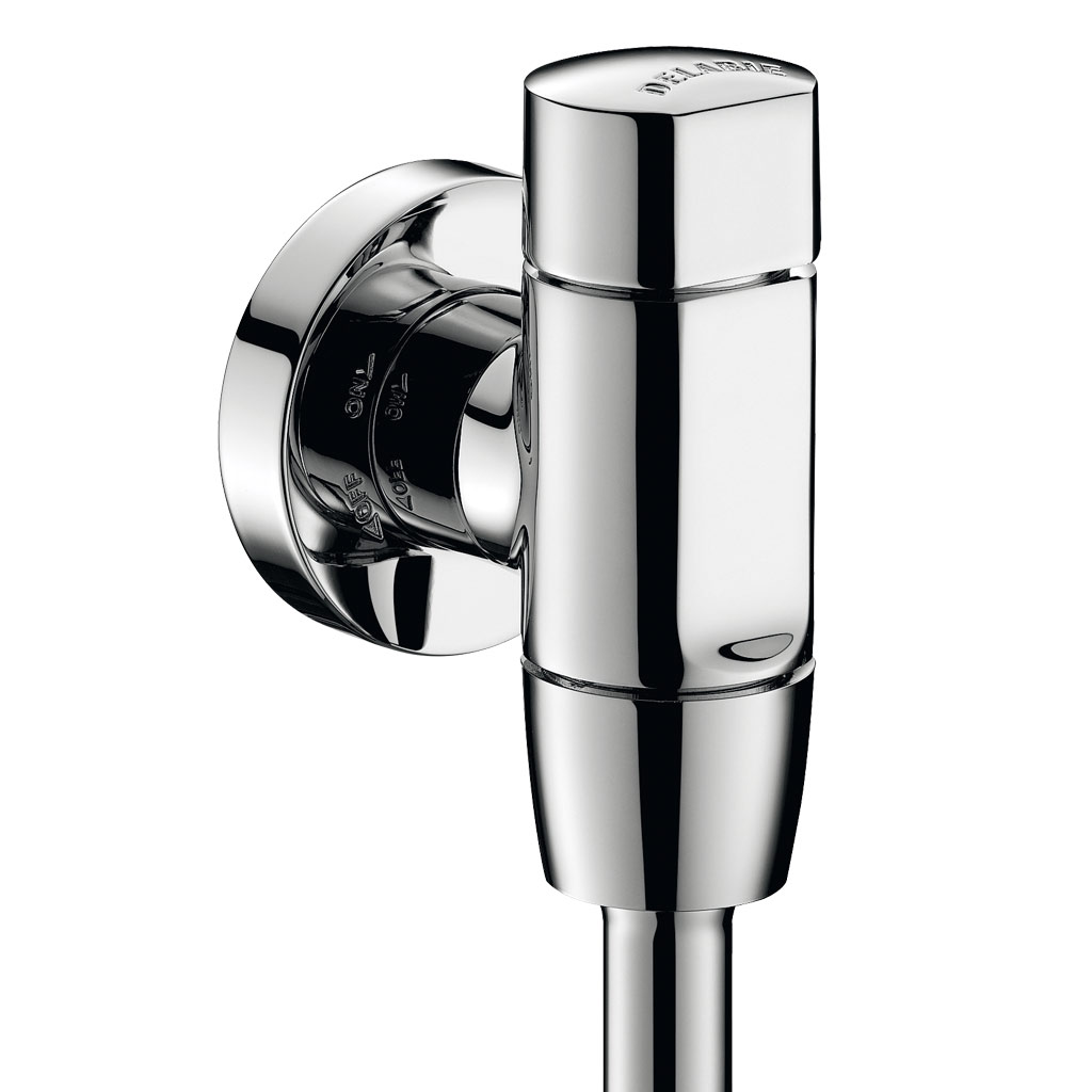 Robinet de chasse temporisé pour urinoir, Delabie TEMPOFLUX, raccordement mâle 1/2"