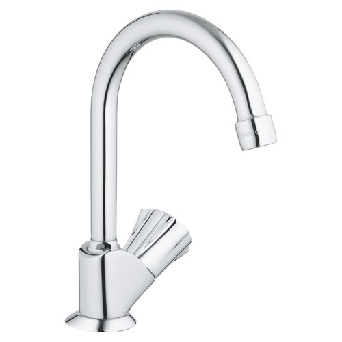 Koudwaterkraan voor handwasbakje, GROHE Costa L, beweegbare uitloop, verchroomd