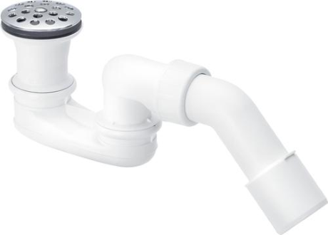 Siphon de douche, Viega Varioplex, Ø 52 mm, crépine inox