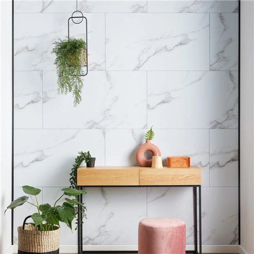 Wandpaneel voor badkamer, Dumaplast Dumawall+, B42 Tivoli, 90 x 50 cm, pak van 2,25 m²