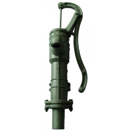 Gietijzeren handpomp, Clasal AC2, met 2 wandbeugels